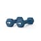 Wecare Fitness Neoprene Coated 2 Lbs Dumbbells for Non-Slip Grip, Set of Two, Blue, 2PK WC-2P-2LB-BL - alternate 5